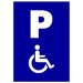 Placuta de parcare persoane cu handicap